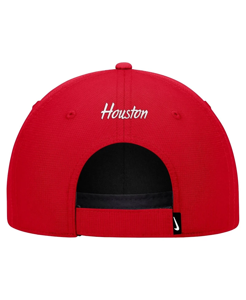 Nike Men's Red Houston Cougars 2026 Sideline Ripstop Dri-fit Adjustable Hat