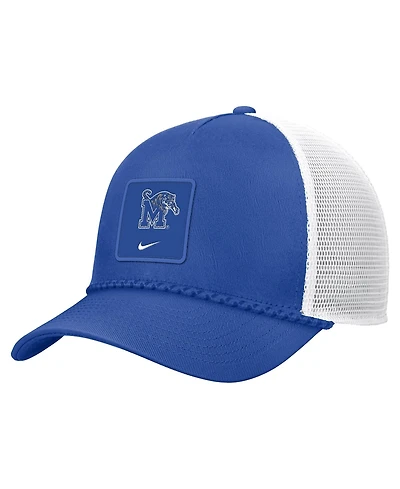 Nike Men's Royal Memphis Tigers 2026 On-Field Rope Adjustable Trucker Hat