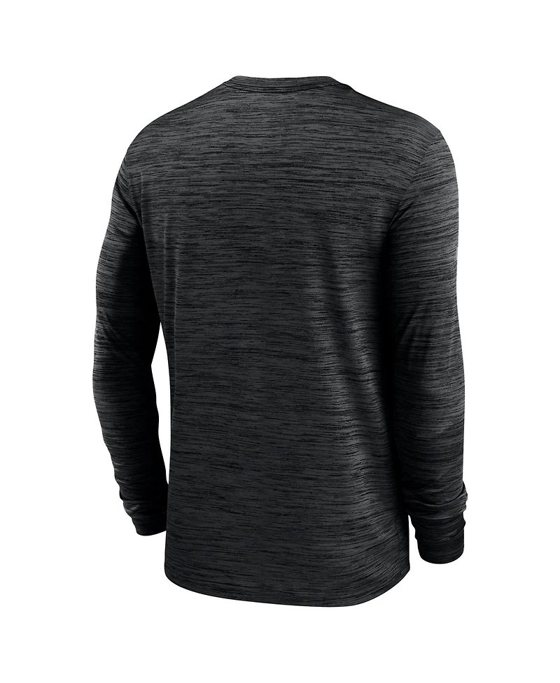 Nike Men's Black LA28 Summer Olympics Team Issue Velocity Dri-fit Long sleeves T-Shirt