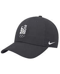 Nike Men's Anthracite LA28 Summer Olympics Script Club Adjustable Hat