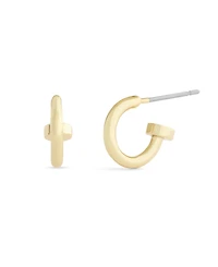 Coach Gold Classic Mini Huggie Hoop Earrings
