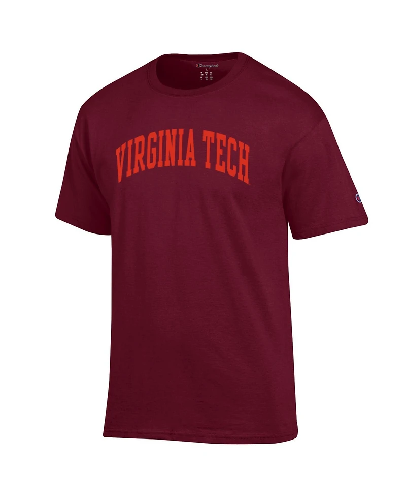 Champion Men's Maroon Virginia Tech Hokies Basic Arch T-Shirt