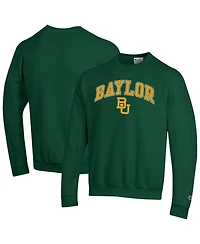 Champion Men's Champion Green Baylor Bears Arch Over Logo Pullover Sweatshirt