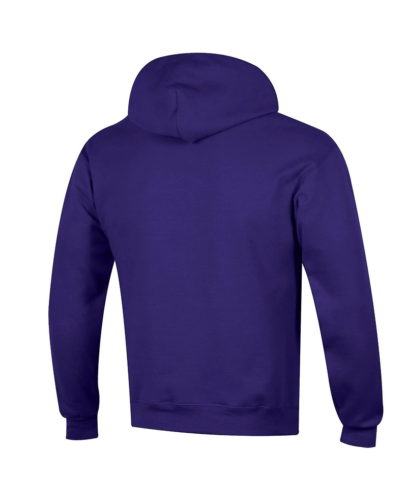 Champion Men's Champion Purple Kansas State Wildcats Arch Over Logo Pullover Hoodie