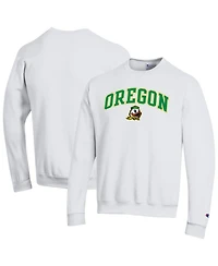 Champion Men's Champion White Oregon Ducks Arch Over Logo Pullover Sweatshirt