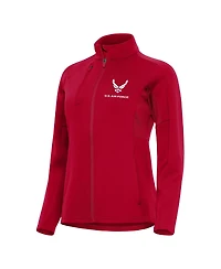 Antigua Women's Red Air Force Generation Full-Zip Jacket