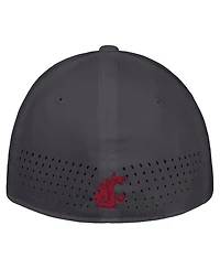 Nike Men's Gray Washington State Cougars 2026 On-Field AeroBill SwooshFlex Dri-fit Hat