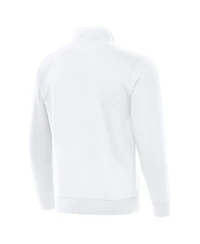 Antigua Men's White Mexico National Team Landslide Quarter-Zip Pullover Sweatshirt