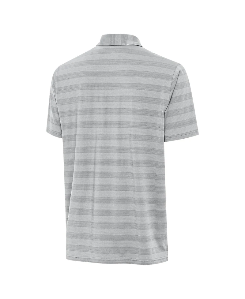 Antigua Men's Gray Boston Bruins Tunnel Polo Shirt