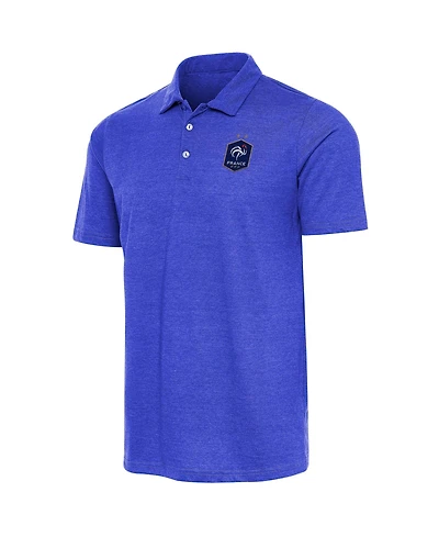 Antigua Men's Heather Royal France National Team Peak Polo Shirt