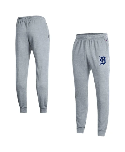 Champion Men's Heather Gray Detroit Tigers Power Blend Joggers