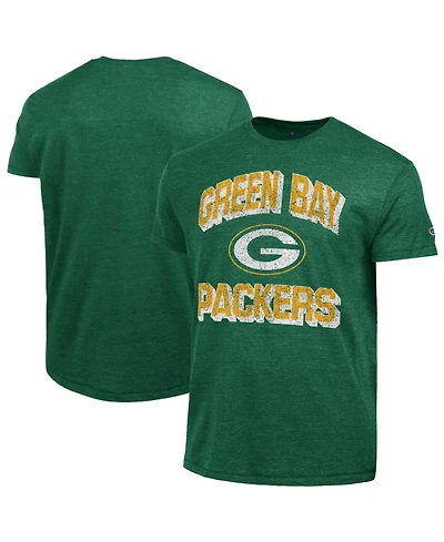Champion Men's Heather Green Bay Packers Ultimate Tri-Blend T-Shirt