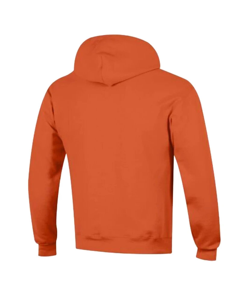 Champion Men's Orange Chicago Bears Power Blend Arch over Logo Hoodie