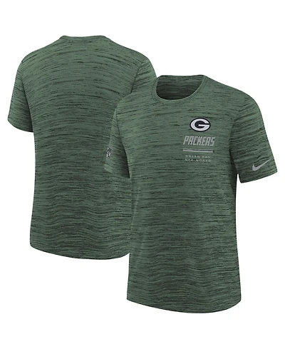 Nike Big Boys and Girls Green Bay Packers Sideline Velocity Dri-fit T-Shirt