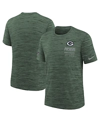 Nike Big Boys and Girls Green Bay Packers Sideline Velocity Dri-fit T-Shirt