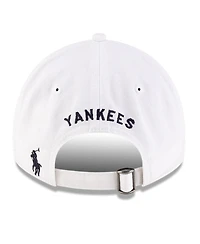 New Era Men's x Ralph Lauren White New York Yankees 9TWENTY Adjustable Hat