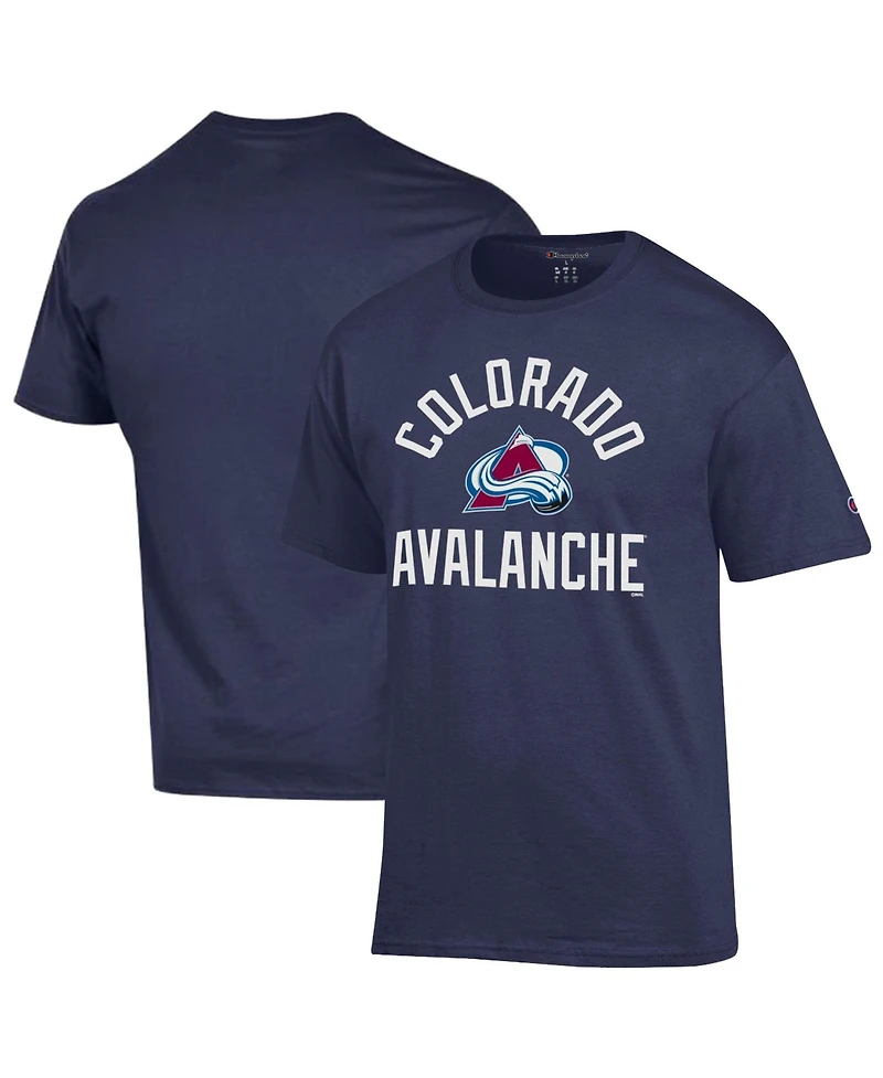 Champion Men's Navy Colorado Avalanche Primary Logo Jersey T-Shirt
