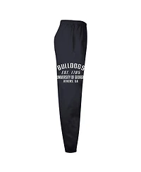 Champion Men's Black Georgia Bulldogs Powerblend Banded Fleece Sweatpants