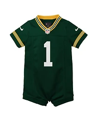 Nike Baby Boys and Girls Micah Parsons Green Bay Packers Romper Game Jersey