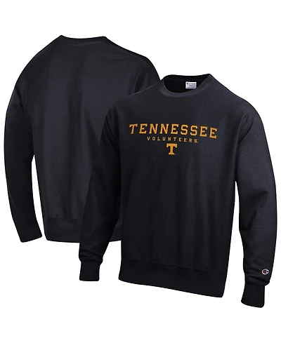 Champion Men's Black Tennessee Volunteers Relentless Reverse Weave Sweatshirt