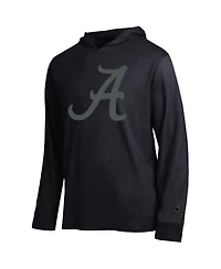 Champion Men's Black Alabama Crimson Tide Tonal All-Star Long sleeves Hooded T-Shirt
