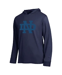 Champion Men's Navy Notre Dame Fighting Irish Tonal All-Star Long sleeves Hooded T-Shirt