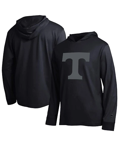 Champion Men's Black Tennessee Volunteers Tonal All-Star Long sleeves Hooded T-Shirt