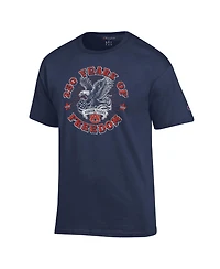 Champion Men's Navy Auburn Tigers Americana 250 Years of Freedom Tonal T-Shirt