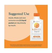 Youtheory K2 and D3 Daily Vitamin Supplement for Calcium Absorption, Liquid Peach Flavor, 12
