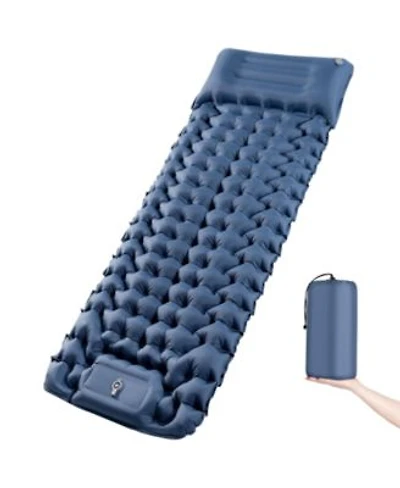 Piscifun Ultralight Inflatable Camping Sleeping Pad With Built In Foot Pump Portable For Hiking Travel