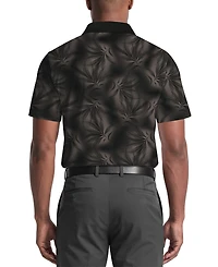 Pga Tour Men's Foliage Print Golf Regular-Fit Polo Shirt
