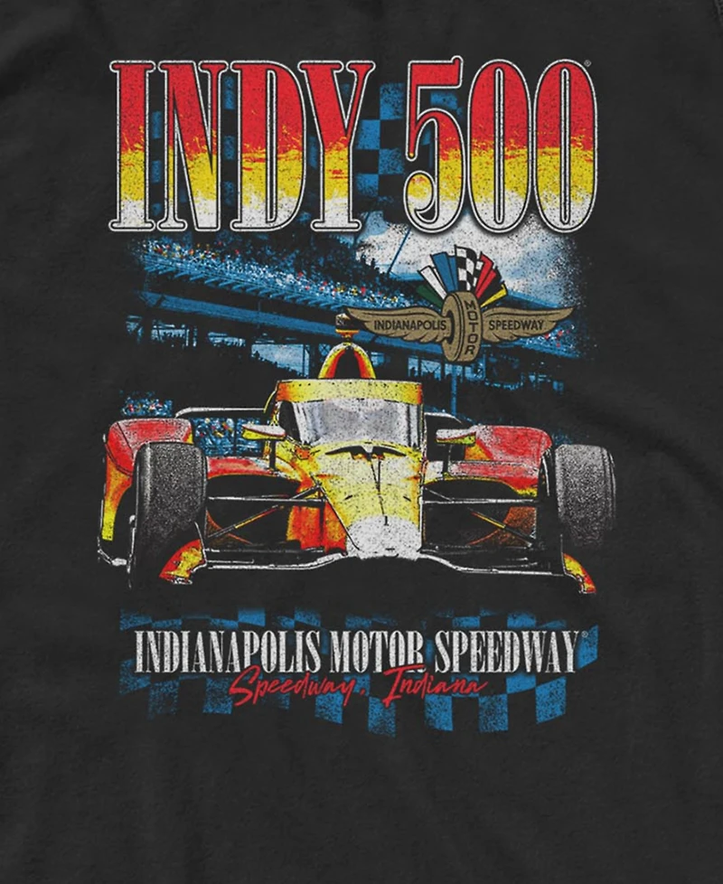 Fifth Sun Men's Indy 500 Vintage Race Car Graphic Tank Top