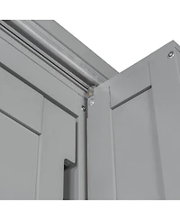 Streamdale Furniture Full-size Murphy Bed with Dual Sliding Storage Cabinets