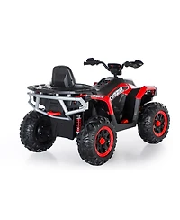 Yobtop 24V Kids Atv 4 Wheeler 4WD, 4x200W Motors, 2-Seater Ride-On Toy, Ages 3-8