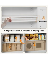 Boyel Living Steel Storage Cabinet Adjustable Shelves Dust Proof Moisture Resistant