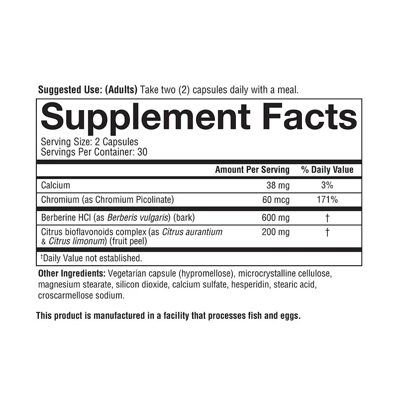 Youtheory Berberine Plus Daily Sugar Balance Supplement, 600 Milligram Berberine HCl, Supports Healthy Blood Sugar and Insulin Response 30 Day Supply