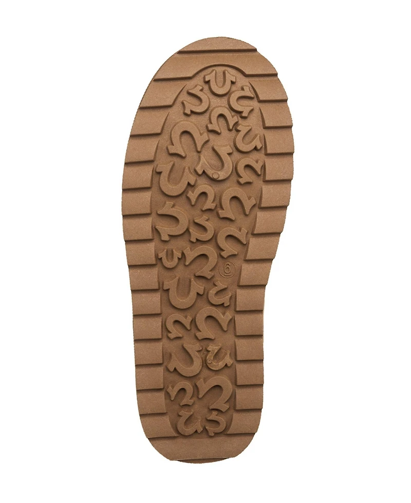 True Religion Women's Dua Faux Suede Horseshoe Logo Boot