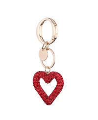 Nina Heart Crystal Bag Charm
