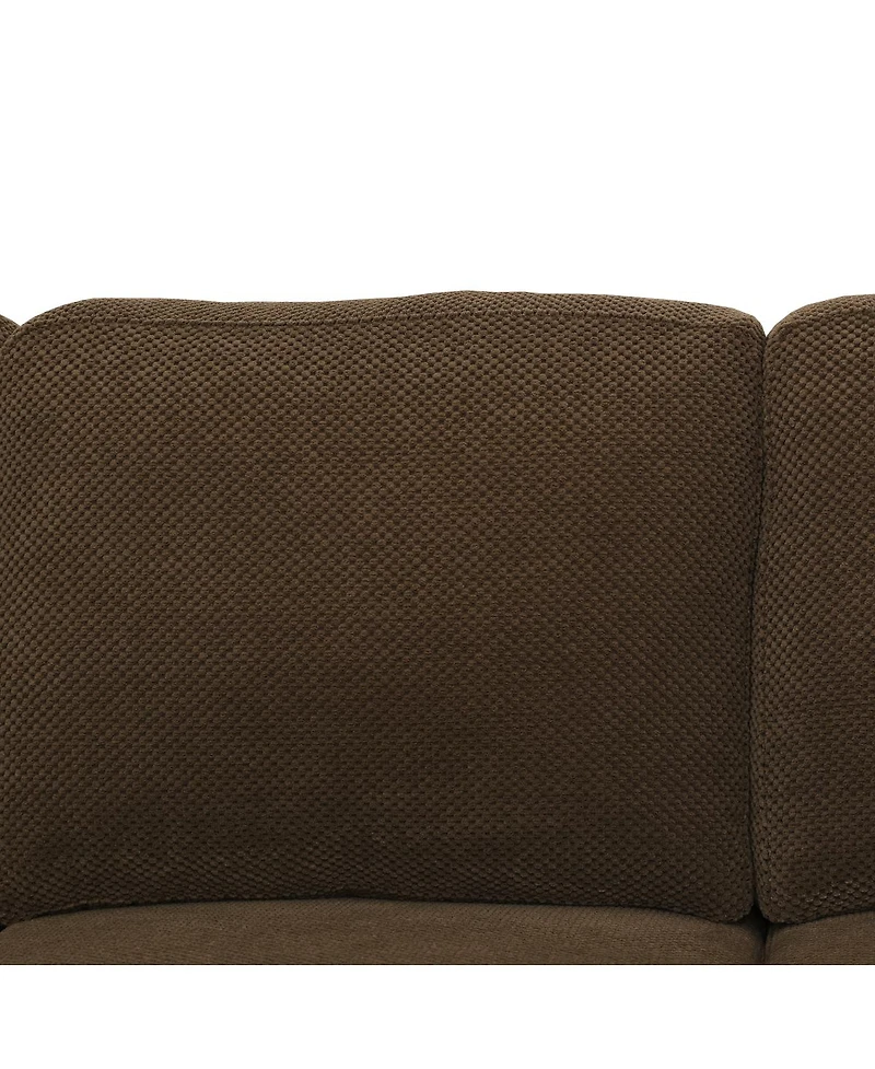 Streamdale Furniture U-Shaped Dual Chaise Sofa with Upholstered Armrests