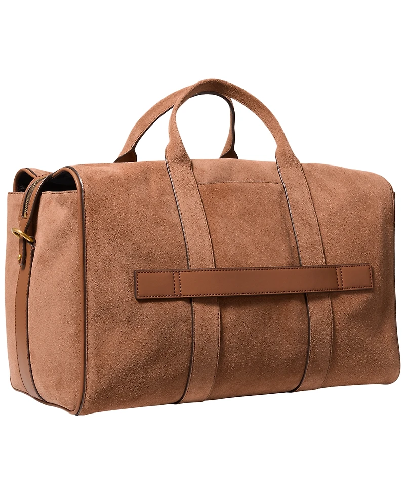 Michael Kors Men's Medium Suede Slouch Duffel Bag