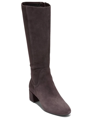 Cole Haan Women's Go-To-Serenna Block Heel Tall Shaft Dress Boots