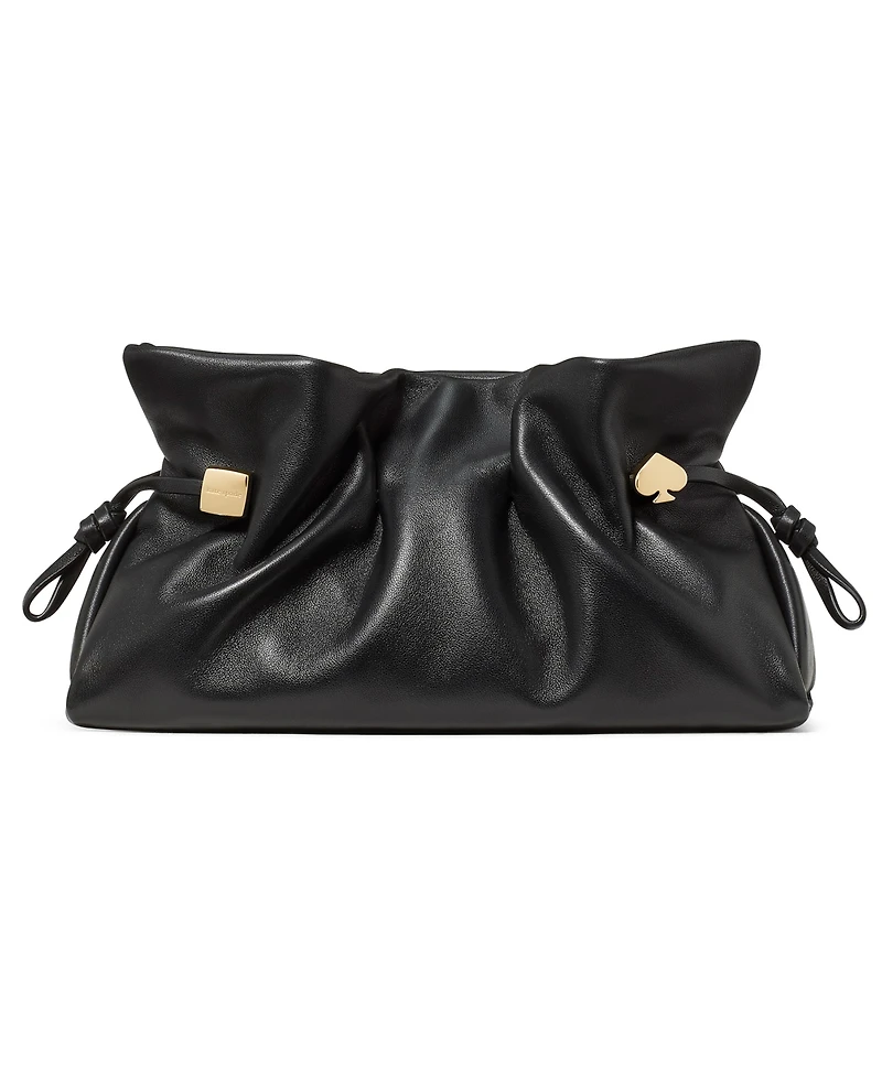 kate spade new york Rio Dot Suede Small Clutch Handbag