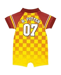 Harry Potter Baby Boys Athletic One Piece Romper