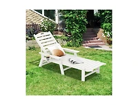 Boyel Living Patio Chaise Lounge Chair with 4 Position Backrest