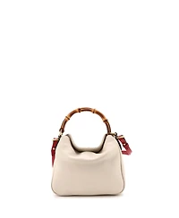 Pre-Owned Gucci Small Diana Nm Bamboo Shoulder Bag Leather