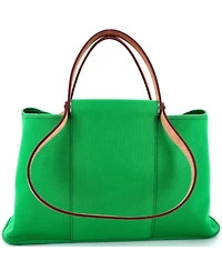 Pre-Owned Hermes 39 Cabag Elan Toile and Leather