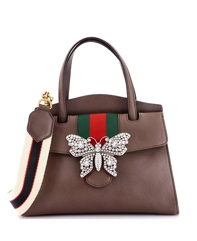 Pre-Owned Gucci Medium Totem Top Handle Bag Leather