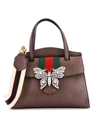 Pre-Owned Gucci Medium Totem Top Handle Bag Leather