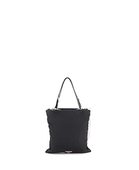Pre-Owned Prada Mini Frankenstein Flat Tote Printed Tessuto