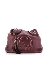 Pre-Owned Gucci Medium Soho Chain Strap Shoulder Bag Leather